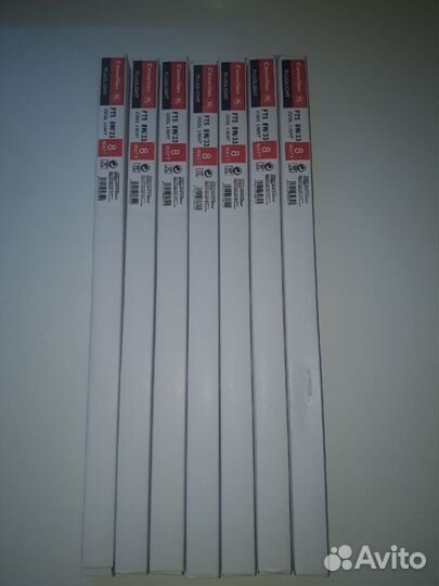 Лампы люминесцентные(7шт.) FT5 8W/33 + светил