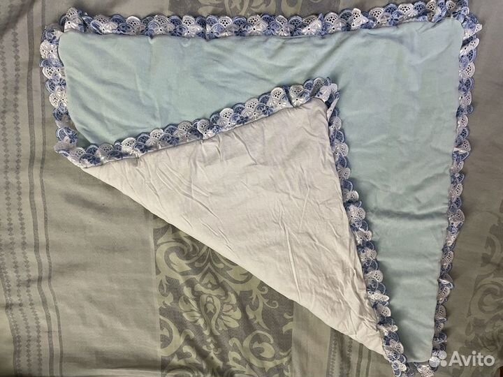 Одеяло-конверт утепленное на выписку и в коляску