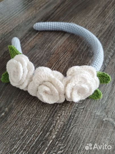Ободок для волос ручной работы