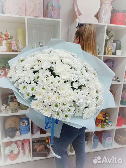 Шикарный букет хризантемы