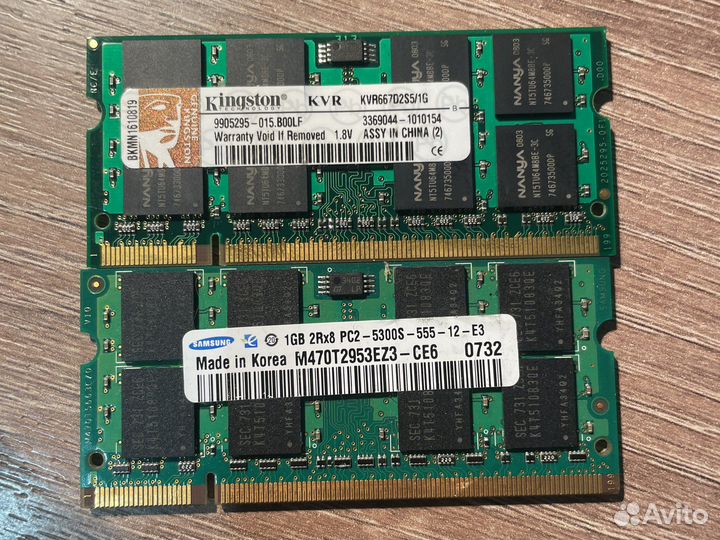 Оперативная память sodimm