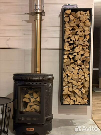 Дровница в стиле лофт