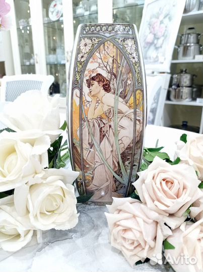 Ваза 2 л 11,5х11,5х25 см Elan Gallery Времена года