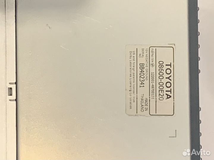 Автомагнитола для toyota