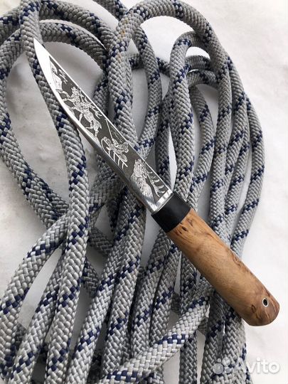 Нож якутский охотничий ручной работы