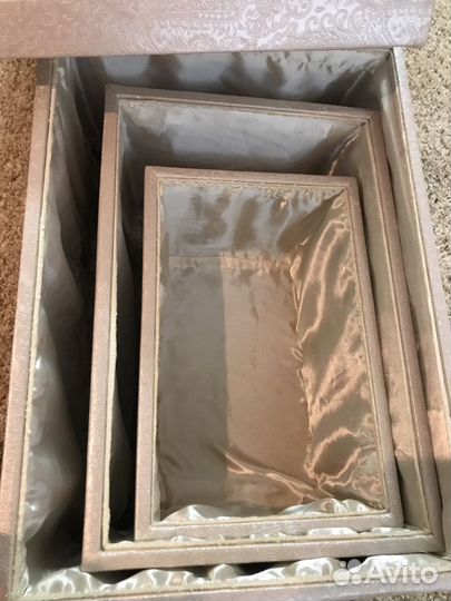 Коробки деревянные