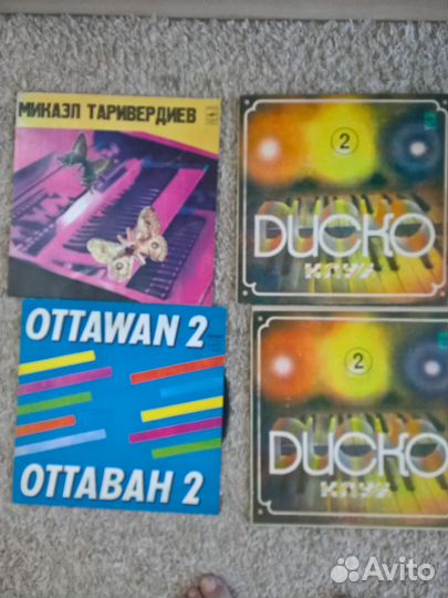 Старые грампластинки времён СССР