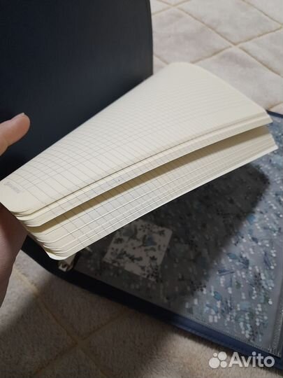Кожаная папка на кольцах a4 новая
