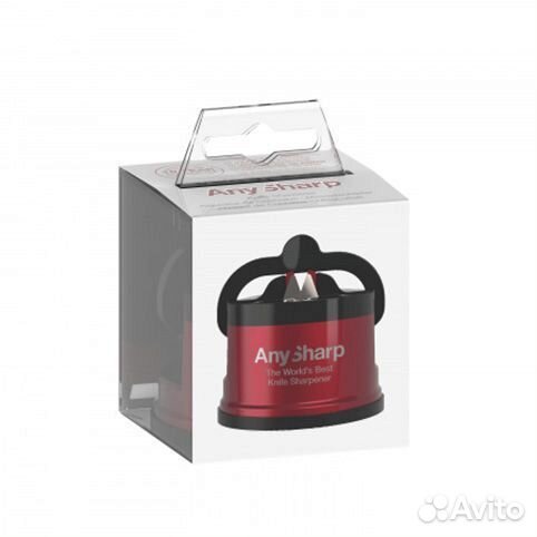 Точилка для ножей AnySharp PRO металл красный