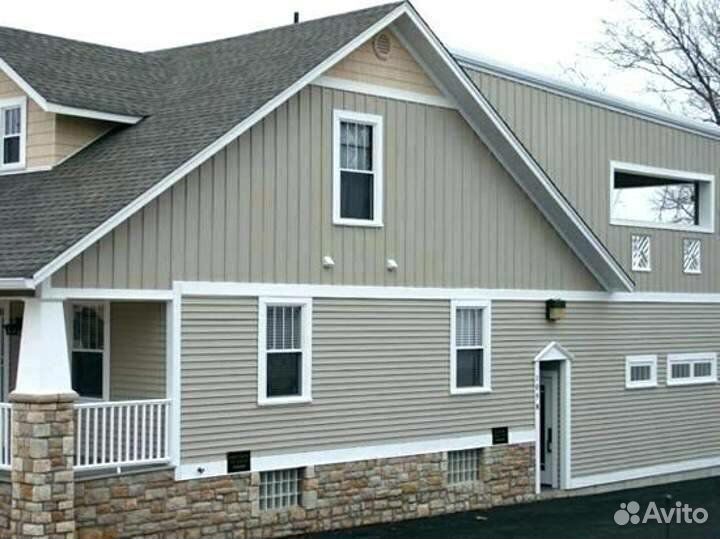 Фасадные работы. Обшивка сайдингом