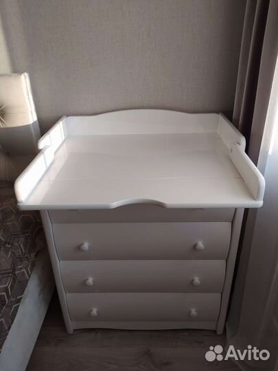 Комод пеленальный Можга Красная звезда с565 белый