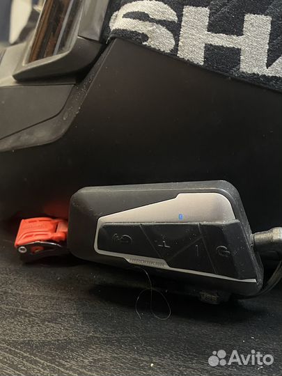 Мото шлем shark с гарнитурой HeroBiker