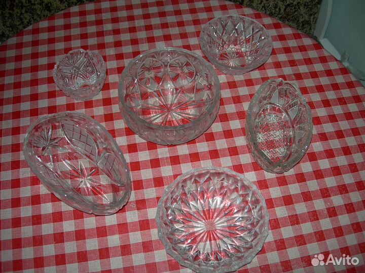 Вазы хрустальные