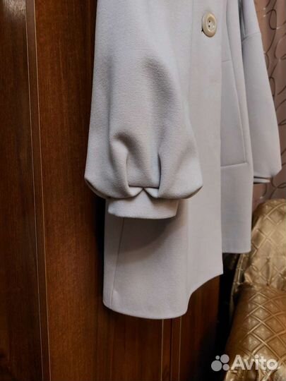 Пальто драповое демисезонное,новое р.46