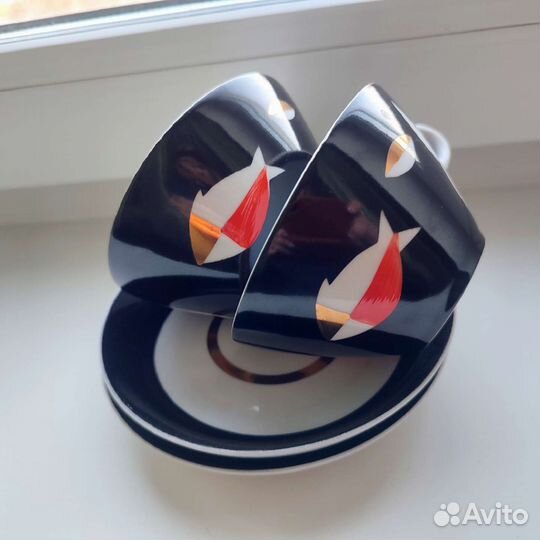 Чайная пара Рыбки Дулево