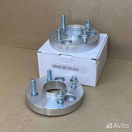 Ока Проставки переходные с 3*98 на 4*98 / Адаптеры