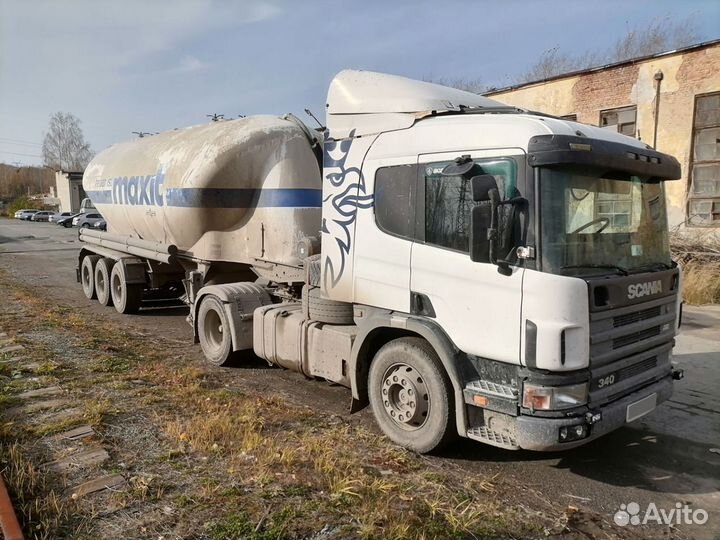 Scania P114GA с полуприцепом, 2005