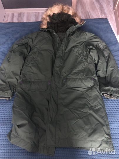 Куртка демисезонная (парка) мо офисная зеленая