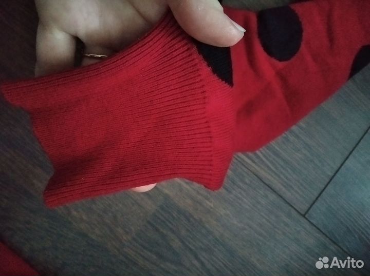 Вязаный костюм для девочки