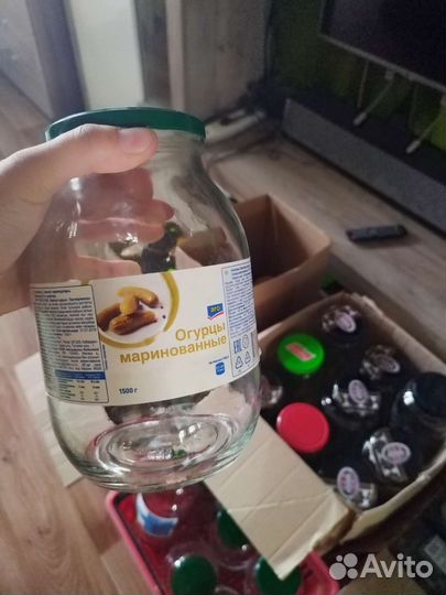 Банки стеклянные винтовые