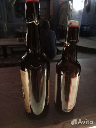 Пустые бутылки с бугельной пробкой 1.0, 0.75 и 0.5