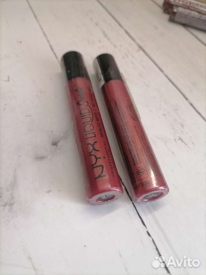 Жидкая помада с металлическим финишем nyx 37