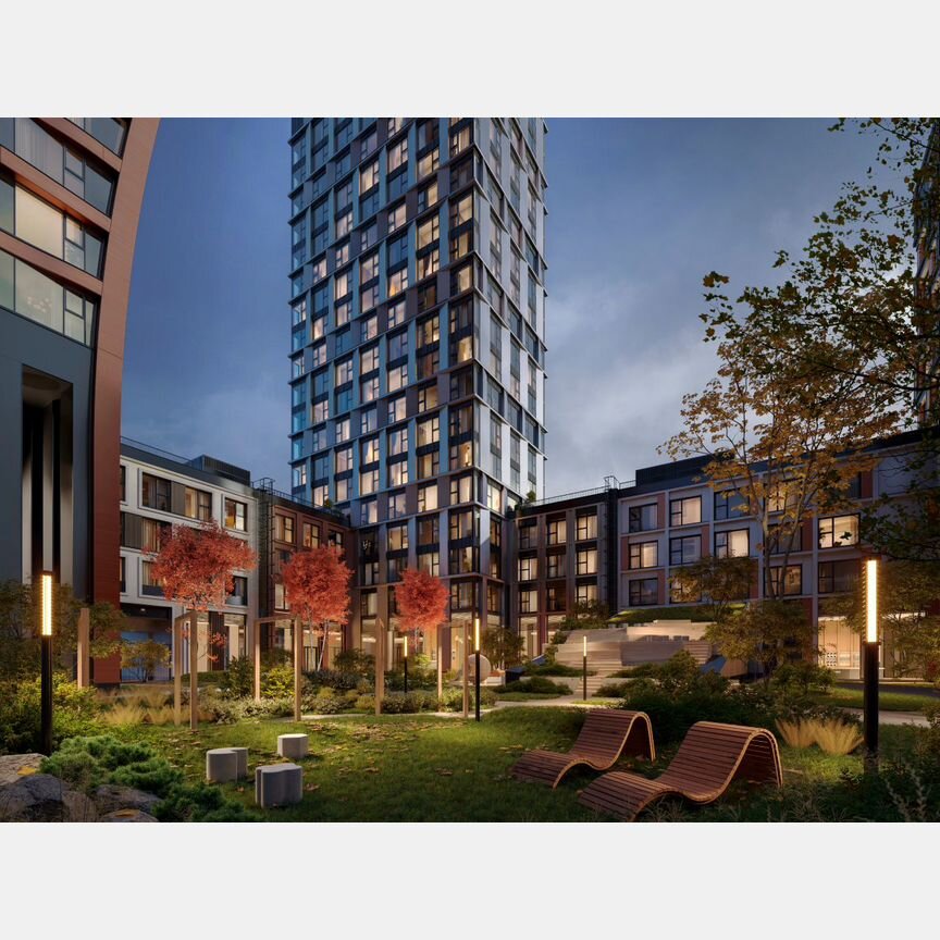 2-к. квартира, 58,9 м², 2/28 эт.