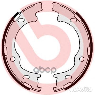 Колодки тормозные стояночного тормоза зад