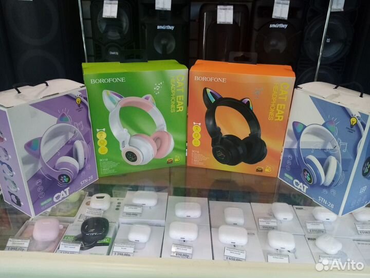 Беспроводная гарнитура с ушками