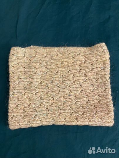 Комплект шапка и снуд