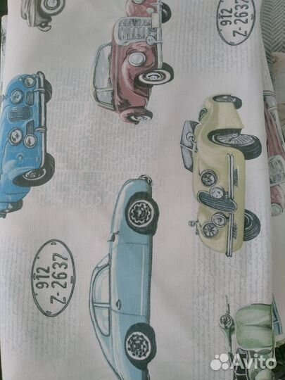 Шторы, детские+ покрывало на кровать в тот же цвет