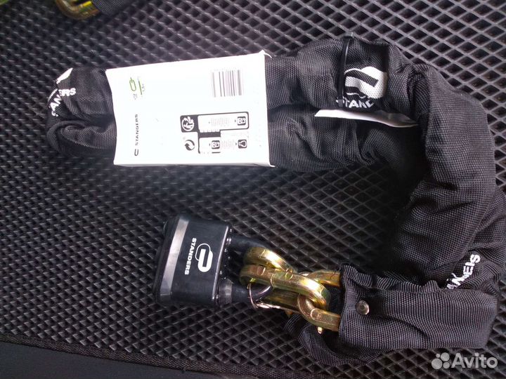 Цепь с замком 12 мм для велосипеда, мопеда