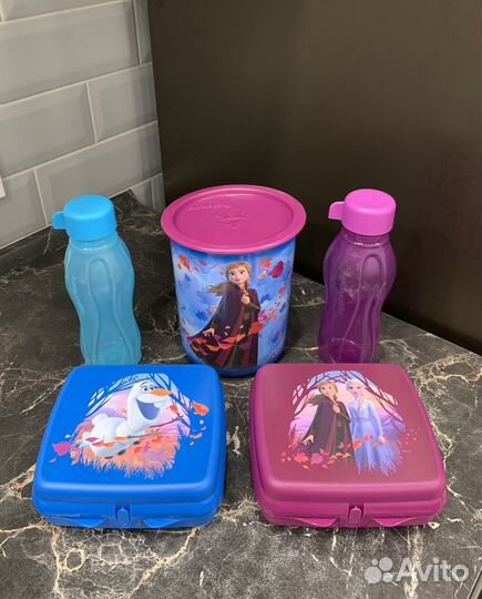 Ланч бокс Tupperware, эко бутылка Tupperware