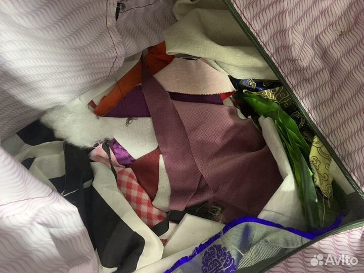 Обрезки ткани для рукоделия