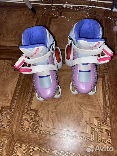 Роликовые коньки 4х колесные детские 29-32