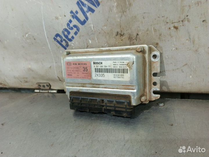 Эбу двигателя Kia Spectra седан S6D1 2006