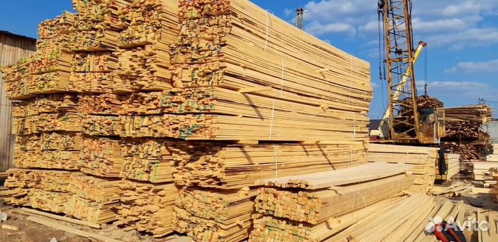 Брус 100х200х6000