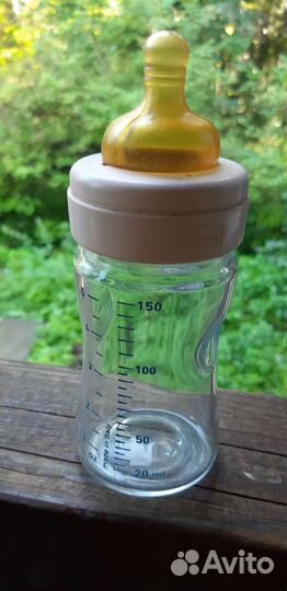 Бутылочка chicco стеклянная 150 мл