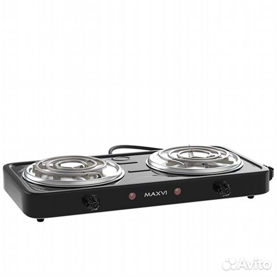 Настольная плитка Maxvi HE201 (2-комфорки электрич