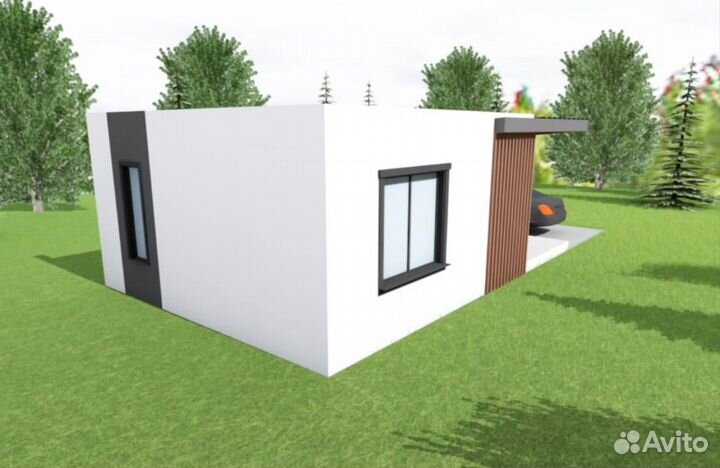 Модульный дом в стиле Хай-тек