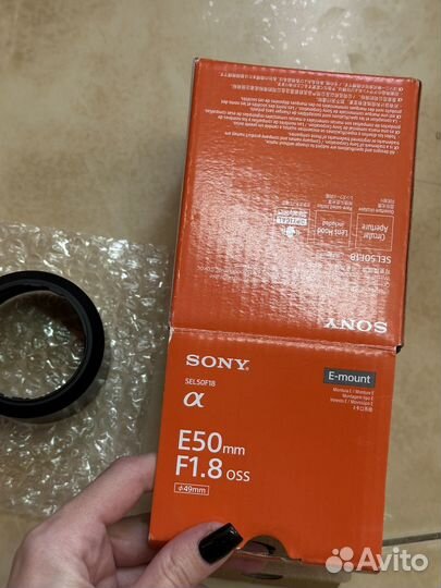 Обьектив Sony SEL 50 F1.8 OSS