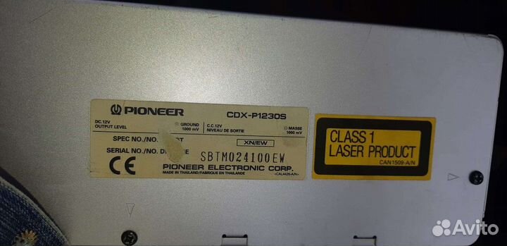 Pioneer cd changer CDX-P1230S