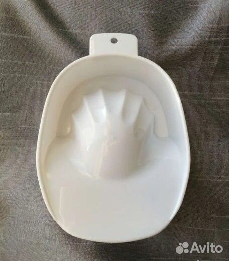 Ванночка для маникюра белая новая