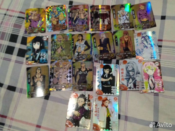 Карты по Джоджо и клинок расекающих демонов