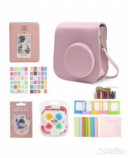 Instax mini 11 аксессуары набор чехол альбом