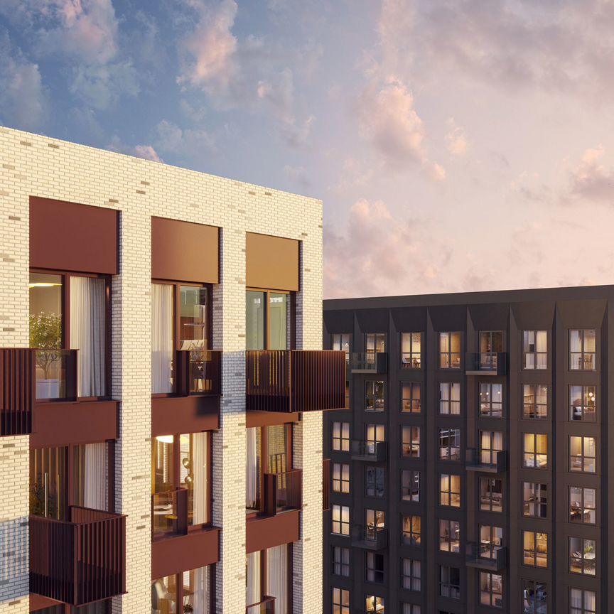 2-к. квартира, 53,5 м², 2/27 эт.