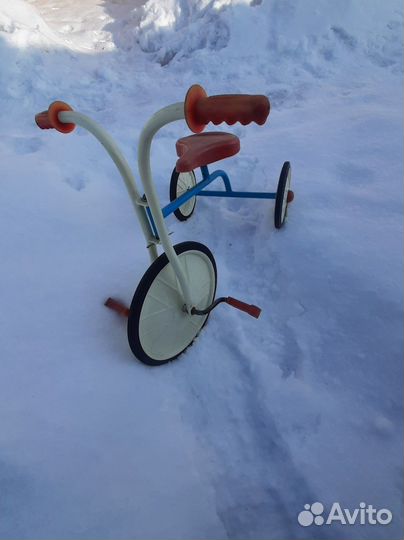 Детский трёхколёсный велосипед Малыш СССР