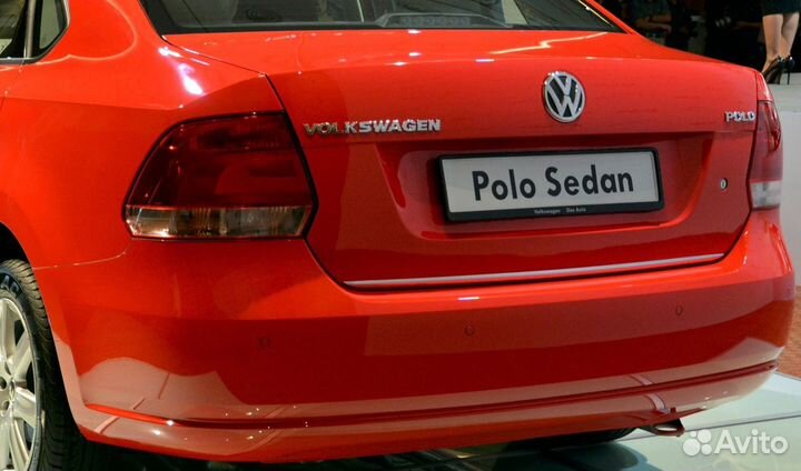 Бампер задний на Volkswagen Polo V 2010-2021 lb9x