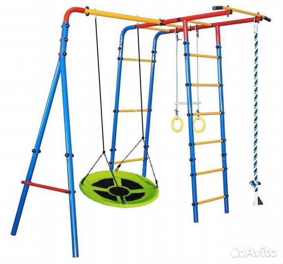 Уличный комплекс Атлет Компакт, качели Гнездо