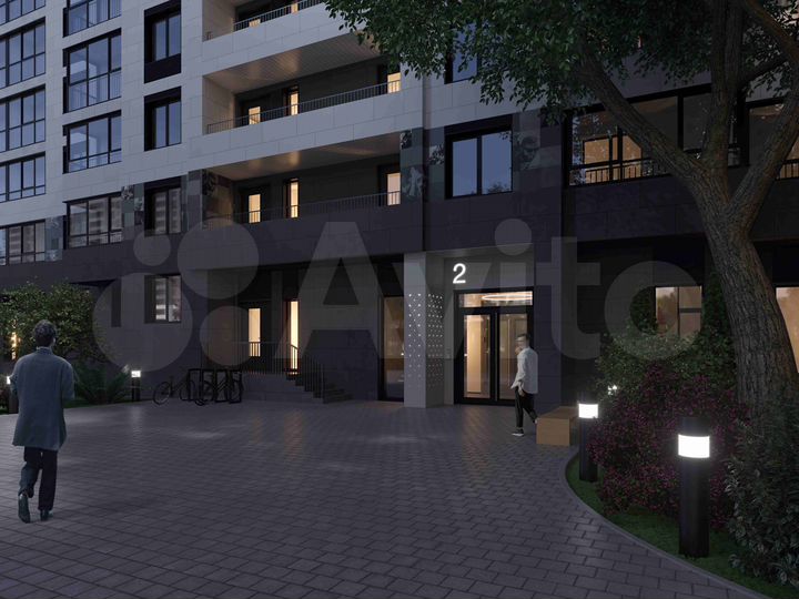 3-к. квартира, 95,5 м², 9/16 эт.